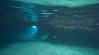 Freediving in Thunderball grotto #bahamas #jamesbond #freediving freediv