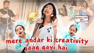 My mom bday| Divishha told me not to sing 🫡 | HINDI | WITH ENGLISH SUBTITLES | Debina Decodes |