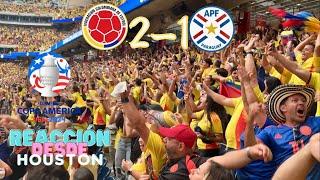 COLOMBIA vs PARAGUAY (2-1) Reacción desde el NRG Stadium | Copa America USA 2024