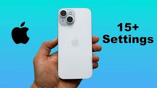 iPhone 15 - 15+ Settings That You Should Know! (HINDI)