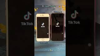 iPhone 8 vs iPhone 7 open tiktok