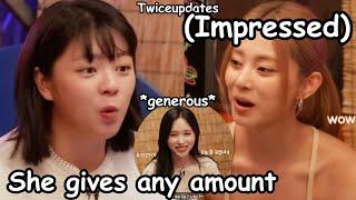 twice mina being rich and then there’s jeongyeon wants to scam mina