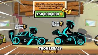 Hill Climb Racing 2 - Epic TRON LEGACY Vehicles (Gameplay)