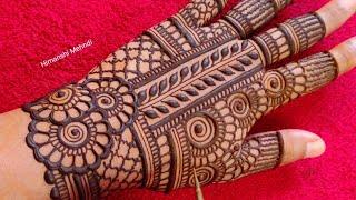 new easy back side mehndi designs | mehandi ka design | mehndi design simple mehandi ki design mehdi