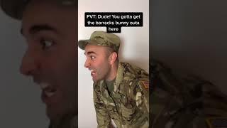 Get the Barracks Bunny Outa Here! #army #airforce #marine #military #navy