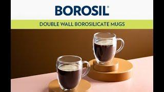 Double Wall Glass Mugs with Handle | Best Coffee & Tea Mugs | Borosil