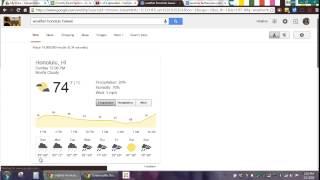 Google Sheets Weather (max & min)