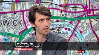 Jay Foreman (YouTuber Comedian) On BBC Breakfast [31.05.2024]