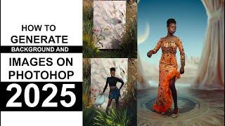 Generate image and Any Studio Background with photosshop 2025 made easy