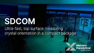 SDCOM: Ultra-fast, top surface measuring crystal orientation in a compact package