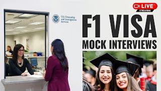  LIVE:  F1 Visa Practice Interview | Latest Approved Cases & Expert Tips