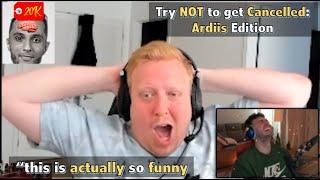 Tarik CAN'T STOP Laughing watching "Try NOT to get CANCELLED: NRG Ardiis"