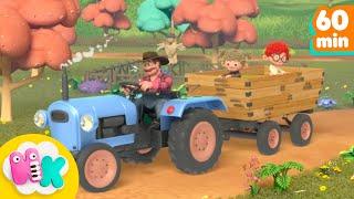 Chanson du tracteur  Chansons à la ferme pour Enfants | HeyKids en Français