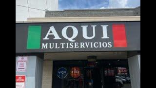 Aqui Multiservicios Bold New Sign