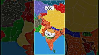 India Travels to 2050|#2050#countryballs#shorts