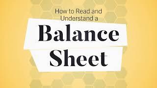 How to Read and Understand a Balance Sheet | Business: Explained