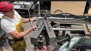 Shop Built Large Tube Bender based on the Hossfeld Bender