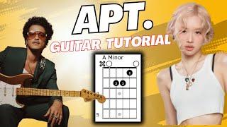 APT. Rose Bruno Mars Guitar Tutorial TABS