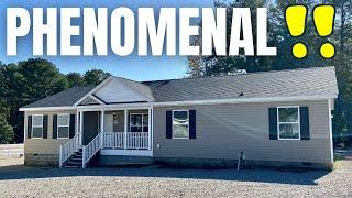 Phenomenal smaller double wide home! I'm digging this NEW house! Modular Home Tour