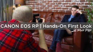 Canon EOS RP | Hands-On First Look | Studio photography