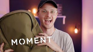 BEST EVERYDAY CAMERA BAG FOR VIDEO // THE MOMENT CAMERA BACKPACK 21L REVIEW - Real world review