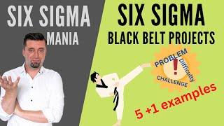 6x Six Sigma Black Belt project examples - How to run project?