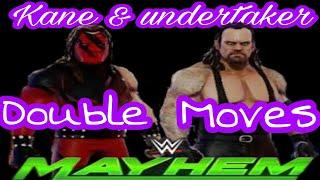 Wwe mayhem - Double tag team moves /kane and undertaker