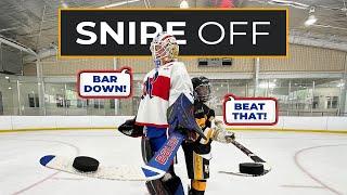 Snipe Off | KVG vs. An 8 Year Old Hockey Prodigy 