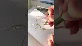 How draw Lily of the Valley #shorts #paperwrld