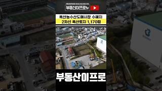 청주 토지매매  2차선도로/ 옥산농수산물예정지 초인근, 옥산오산리토지 1170평 계획관리  #shorts