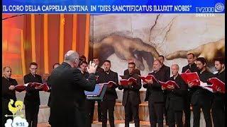 Il coro della Cappella Sistina in esclusiva a Bel tempo si spera