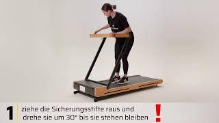 SportPlus Holzlaufband SP-TM-1800 Aufbauvideo