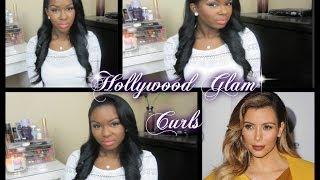 Simple Hollywood Glam Curls For Prom-  Tutorial