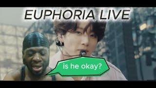 K-POP ROOKIE REACT TO BTS EUPHORIA LIVE PERFORMANCE