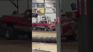 Indoor pulling #secondgen #ramtough #cummins #letsgopulling #pulltruck #shipshewana