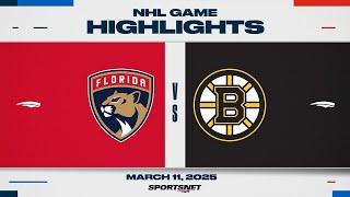 NHL Highlights | Panthers vs. Bruins - March 11, 2025