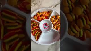 ASMR eFrutti Gummy Food Platter #shorts #short #asmr #efrutti #gummies #platter #candyfunhouse