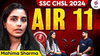 If You are Ambitious But Lazy Watch This Video | CHSL RANK-11 Topper Interview!