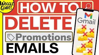 How to delete promotions emails in Gmail Mobile app