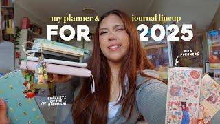 my 2025 planner & journal lineup  my thoughts on the hobonichi, junk journaling, daily planner