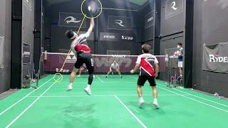 Way to win. Attack to the middle or edge of the badminton court.