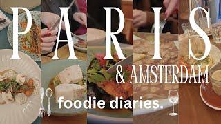 paris + ams WINTER travel vlog #1 ️ best local hidden gem restaurants, dior gallery, opera garnier