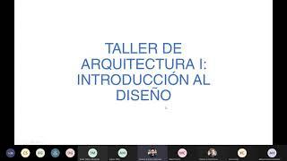 Taller de Arquitectura I 2021 - Semana 1