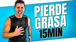  RUTINA de EJERCICIOS en CASA - ADELGAZAR y QUEMAR GRASA - CARDIO INTENSO 15 MINUTOS