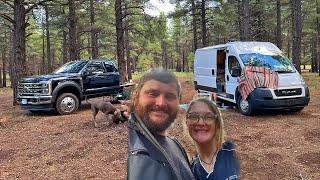 Camping in my Ford F-550 over 1,500 miles to Meetup with my Girlfriend