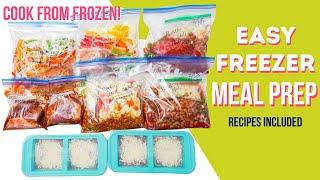 4 Freezer Meal Prep Ideas! | Workweek Lunch