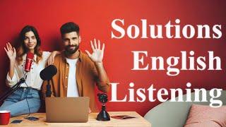 Solutions for Those Struggling with English Listening and Comprehension - Podcast Learning English