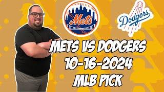 New York Mets vs Los Angeles Dodgers 10/16/24 MLB NLCS Game 3 Pick & Prediction | MLB Betting Tips