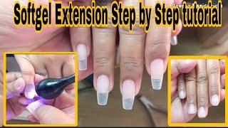 SOFTGEL EXTENSION STEP BY STEP TUTORIAL |ozamiz manicurista