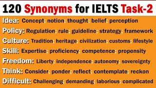 120 Useful Synonyms for IELTS Writing Task 2